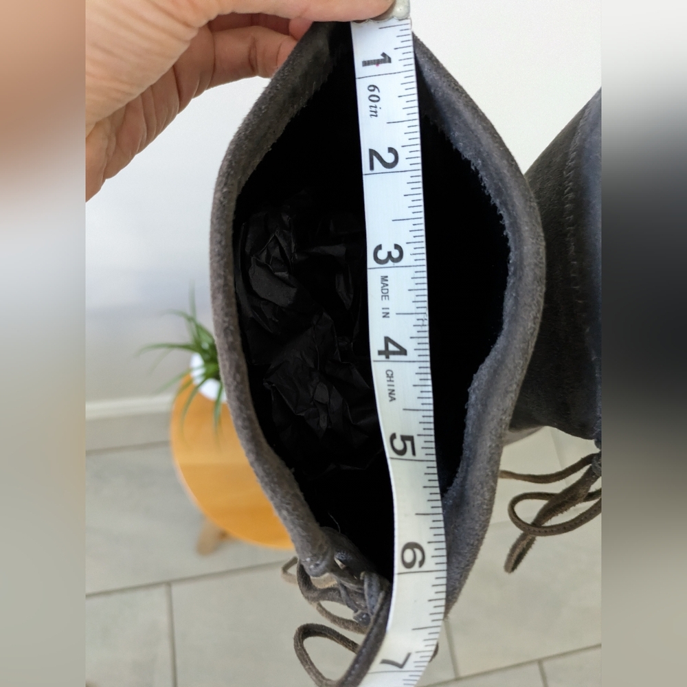 Stuart Weitzman Gray Over-the-Knee Boots - Picture 8 of 14